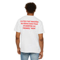 T-shirt "J'AI PAS FAIT MASTÈRE EN SÉDUCTION POUR M'ARRÊTER AU PREMIER "NON""