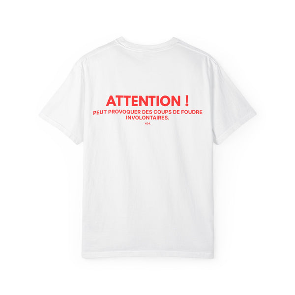 "ATTENTION : PEUT PROVOQUER DES COUPS DE FOUDRE INVOLONTAIRES"